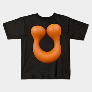 Liquid Type Letter U Kids T-Shirt